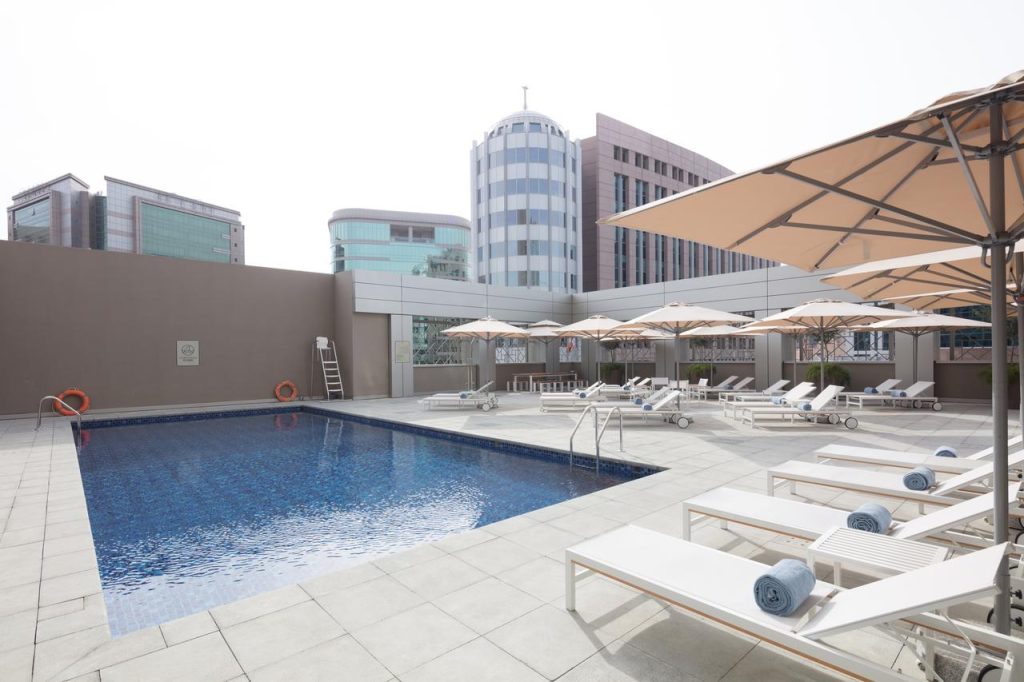 goedkoop familiehotel met zwembad in Dubai: Rove hotel